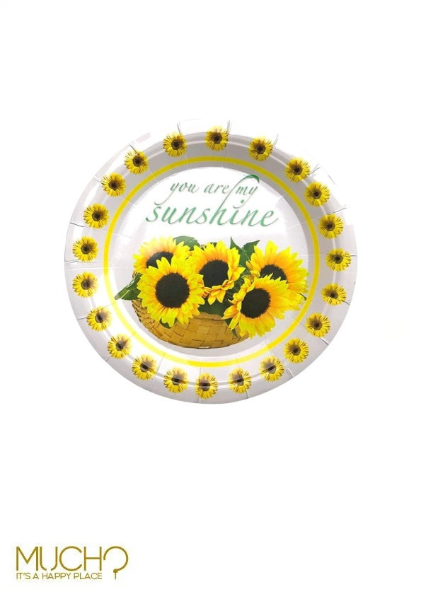 Sunflower 9 Inch Plates