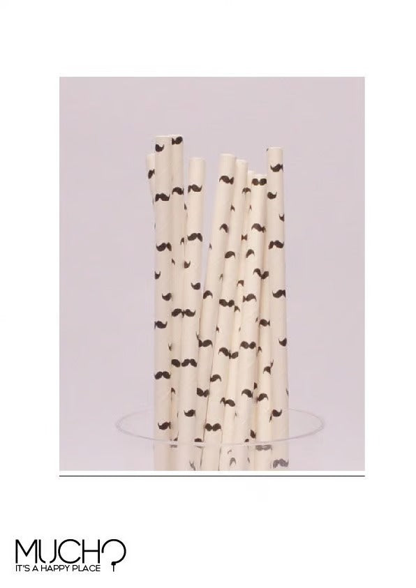Moustache Straws