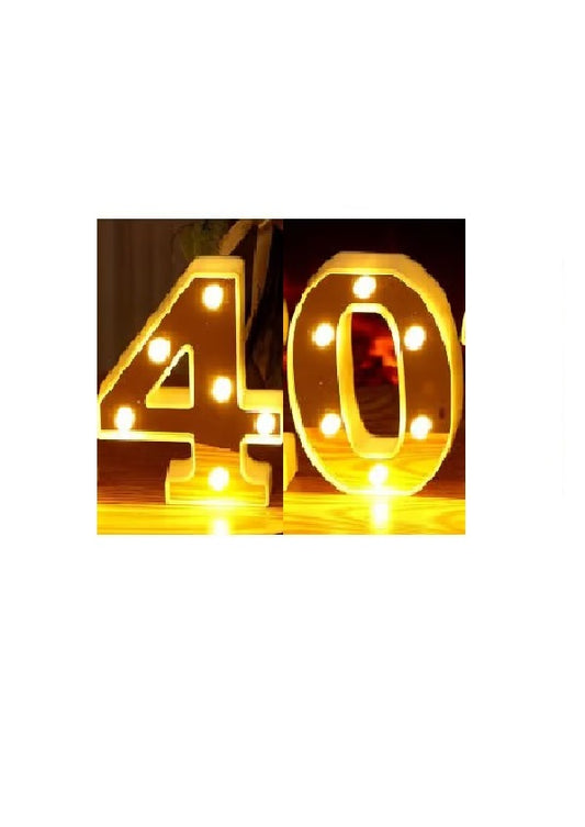 40 Light Up Numbers