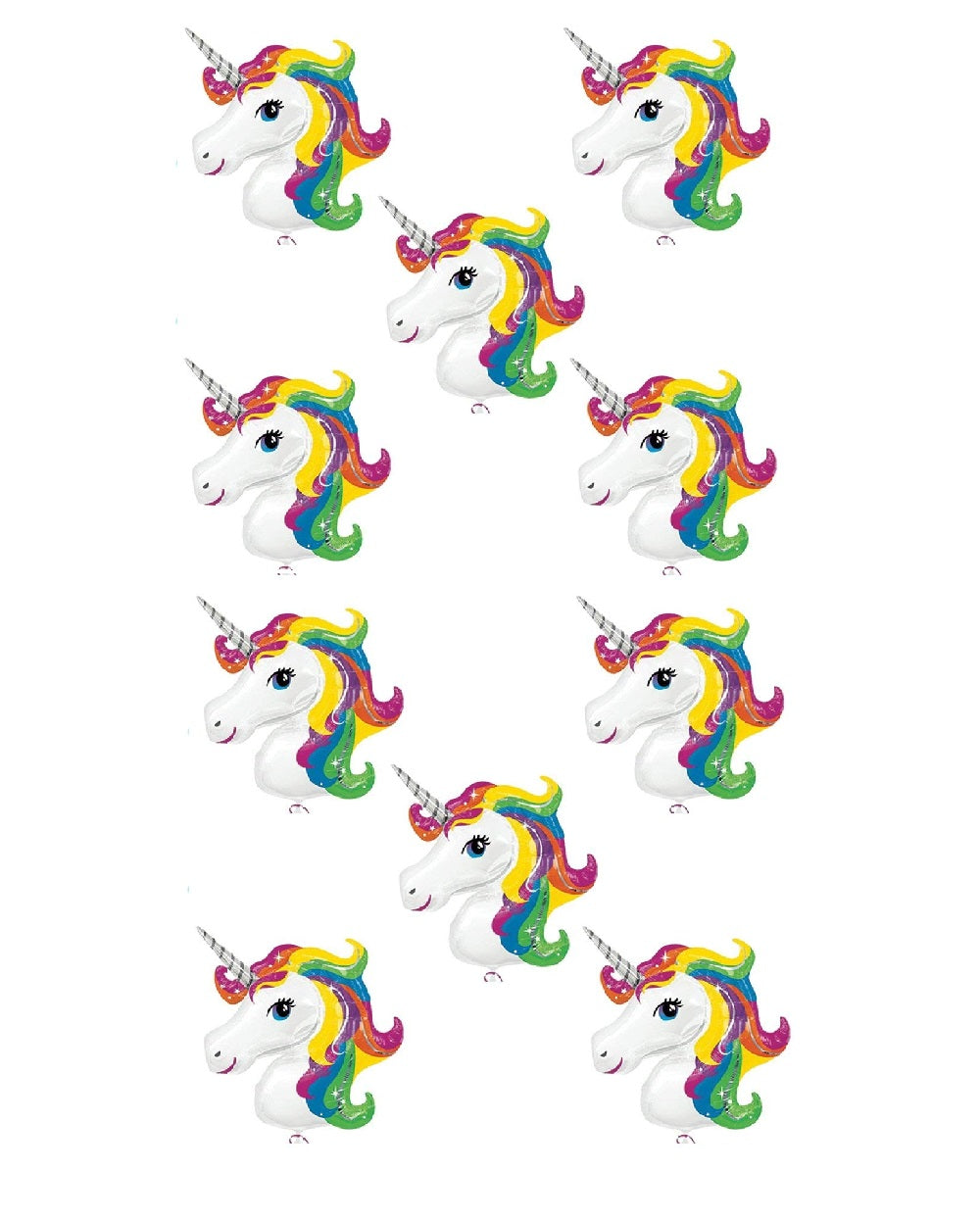 Mini Unicorn Balloons( 10 Pieces)