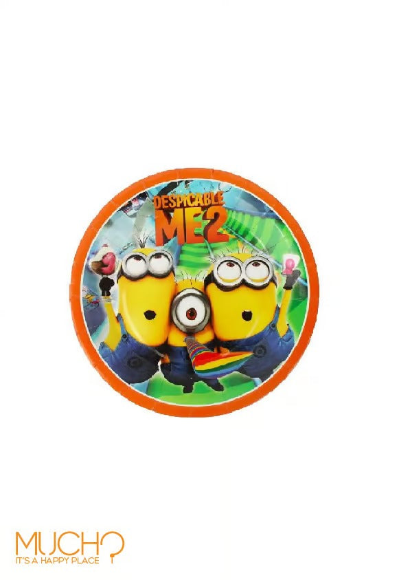 Minions 7 Inch Plates