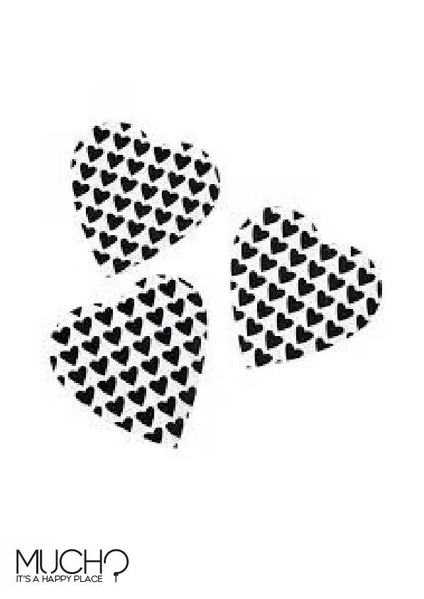Black Hearts Plates