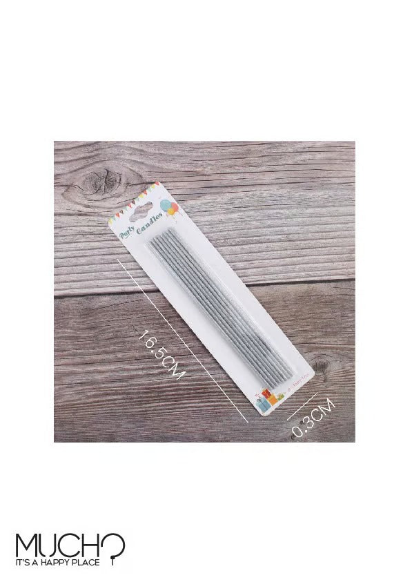 Metallic Extra Thin Candles