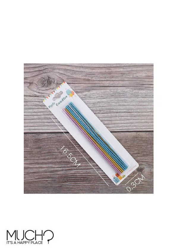 Metallic Extra Thin Candles