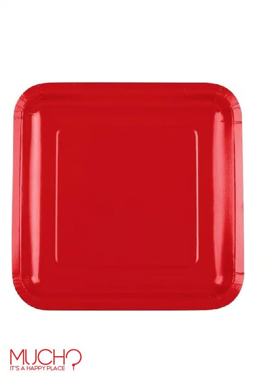Plain Square Large Plates