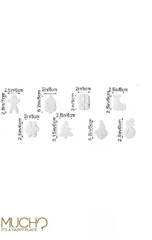 Christmas DIY Coloring Shapes (12 Packs)