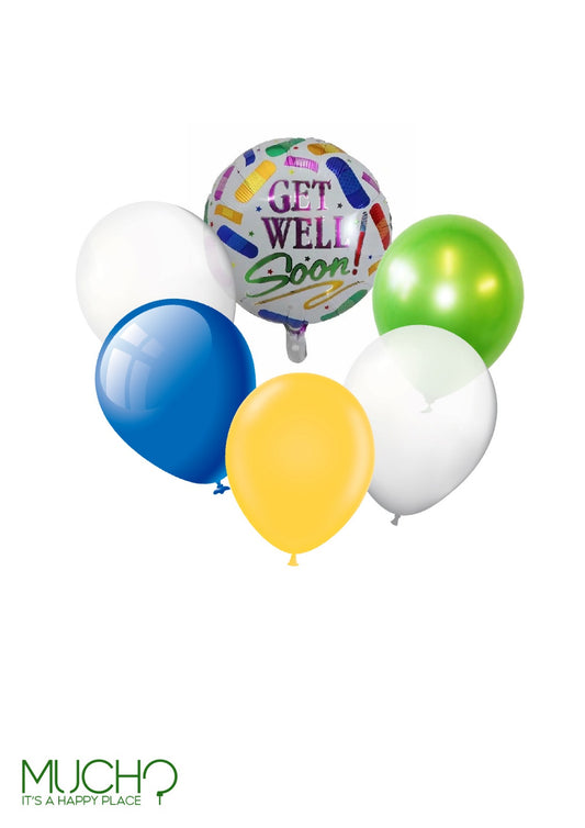 Get Well Soon Balloons Bunch