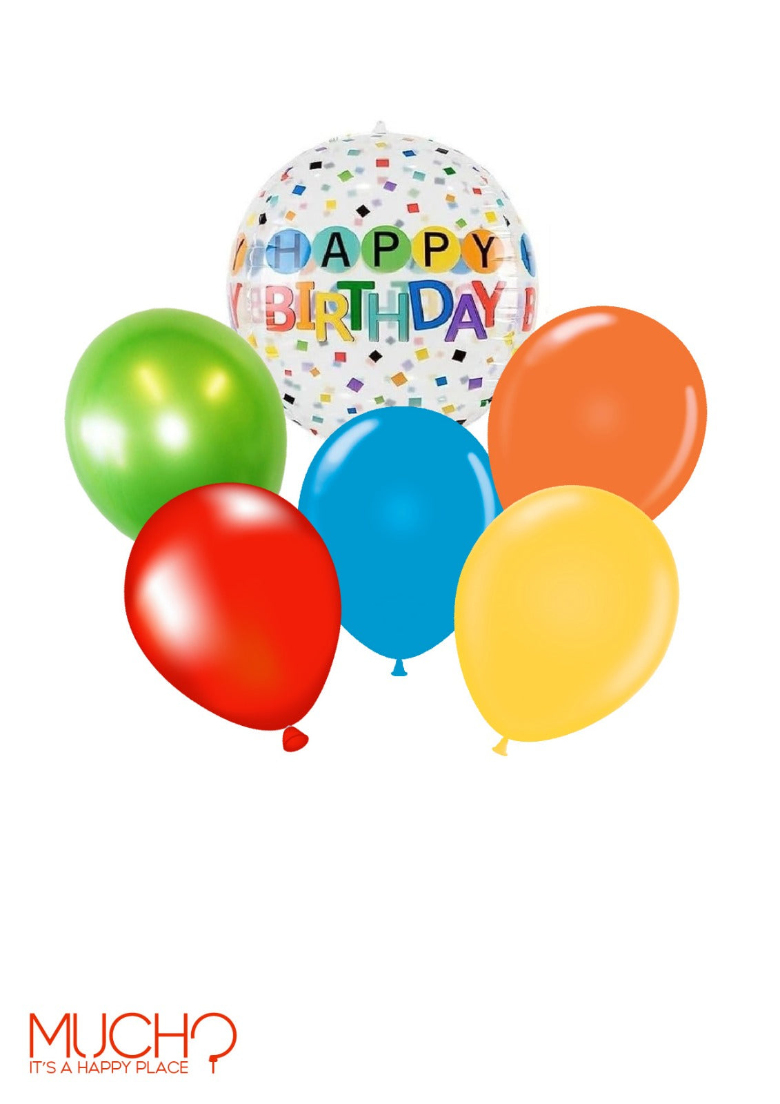 Happy Birthday Balloons Bunch
