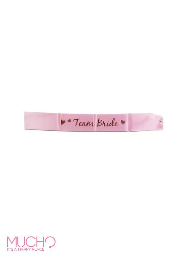 Team Bride Sash