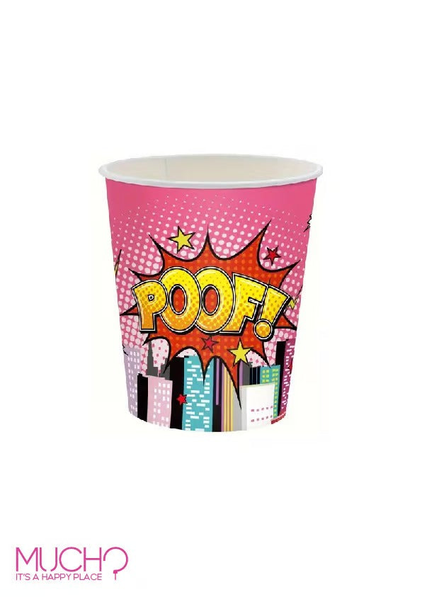 Girls Superhero Cups