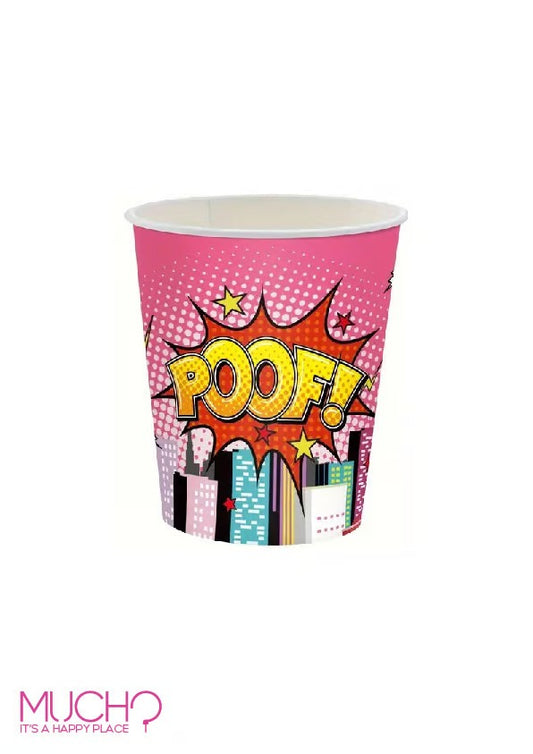 Girls Superhero Cups