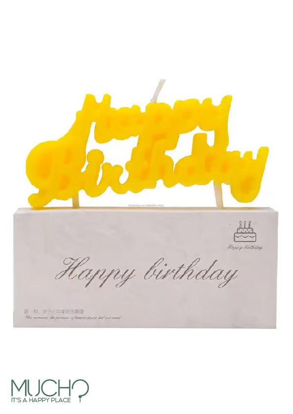 Happy Birthday Candle