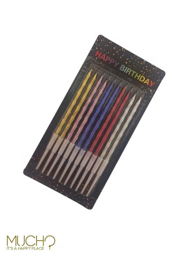 الشموع العصي الحلزونية