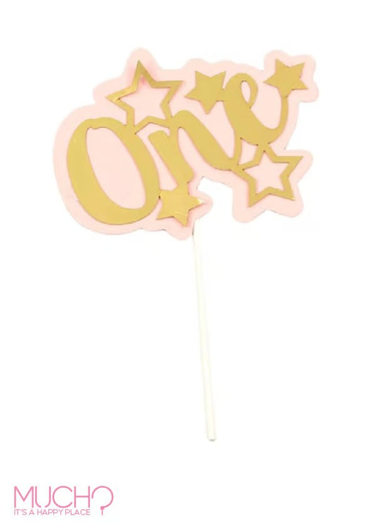 One Cake Topper