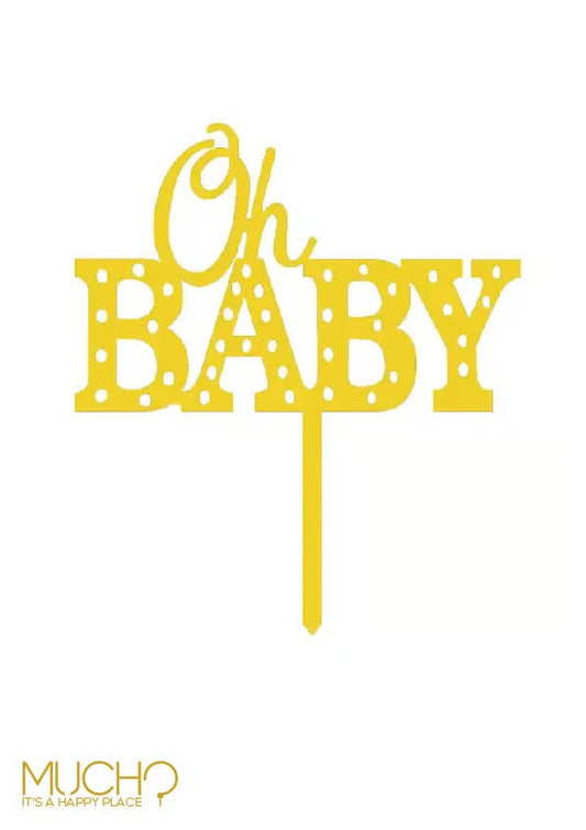 Oh Baby Cake Topper