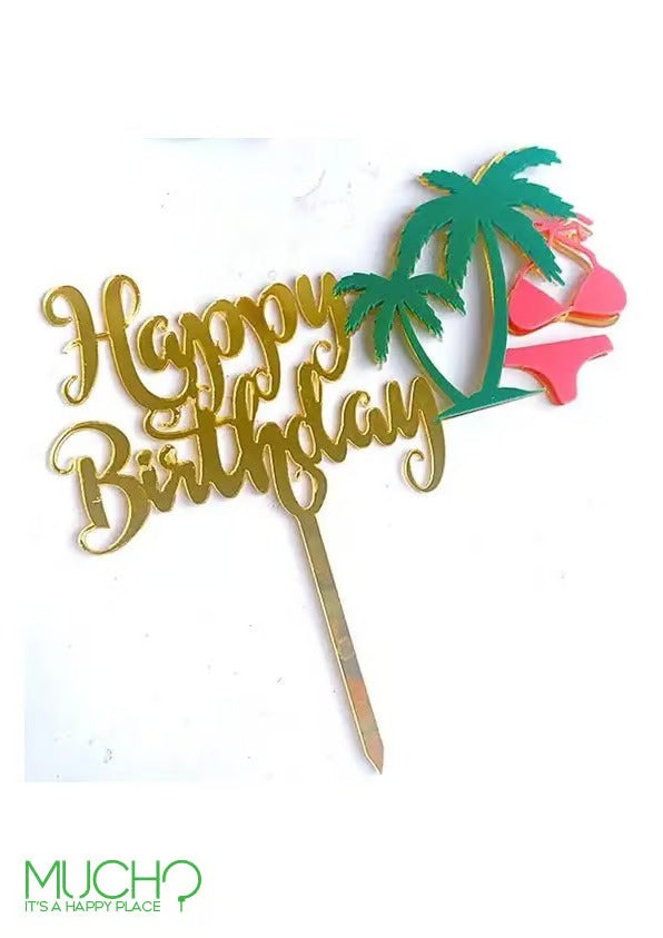 Summer Birthday Cake Topper