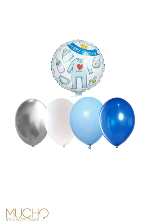 First Birthday Balloons Bunch