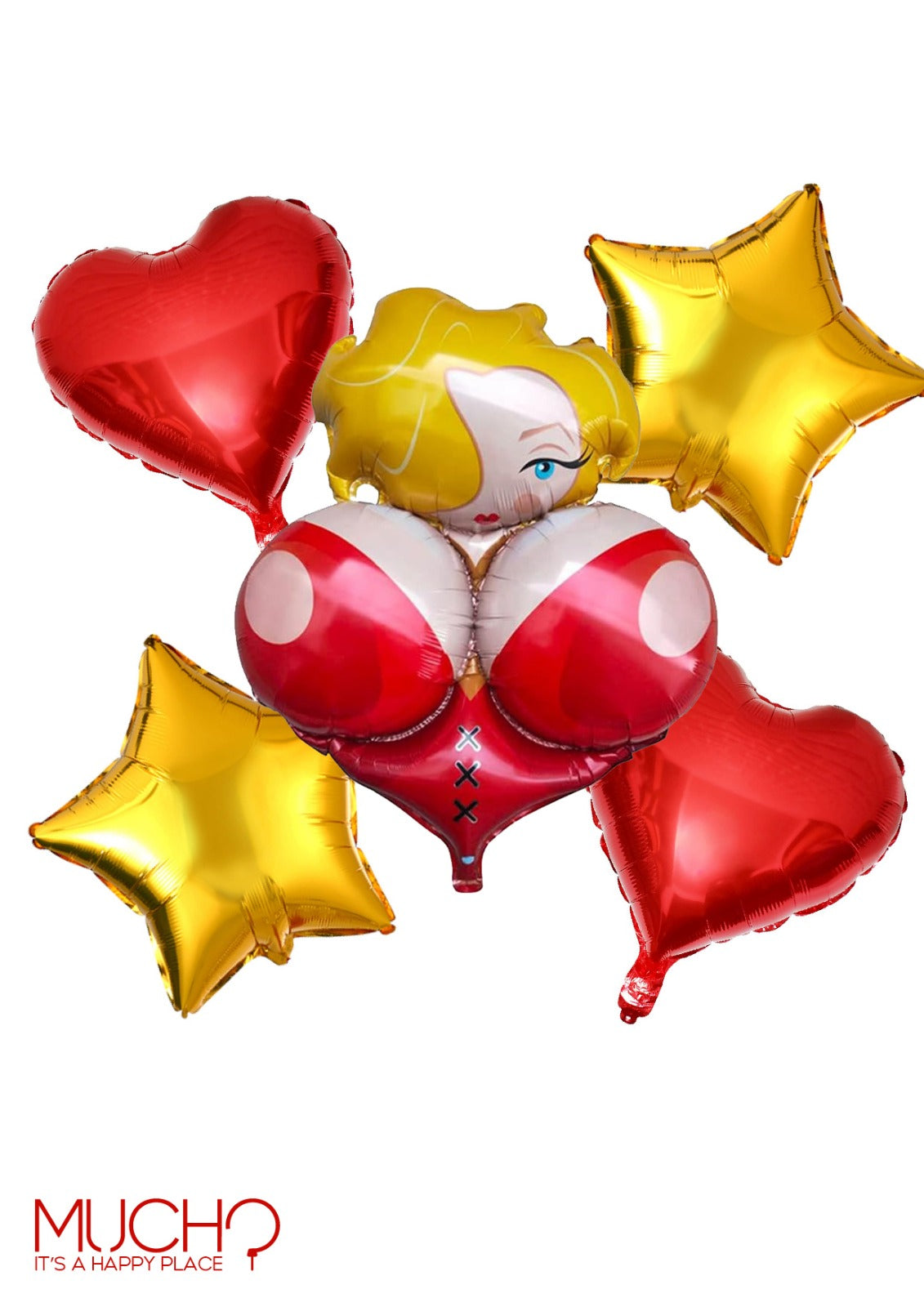 Feminine Love Balloons Set