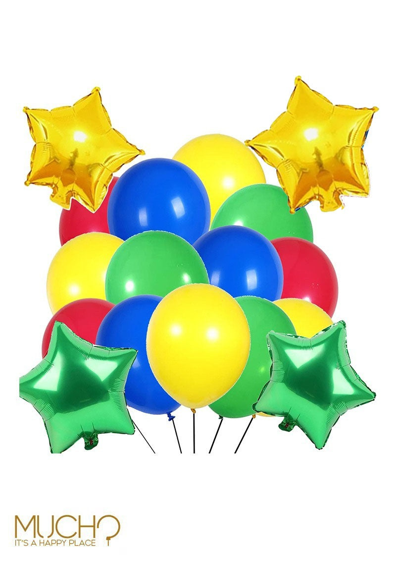 Colored Balloons Bunch