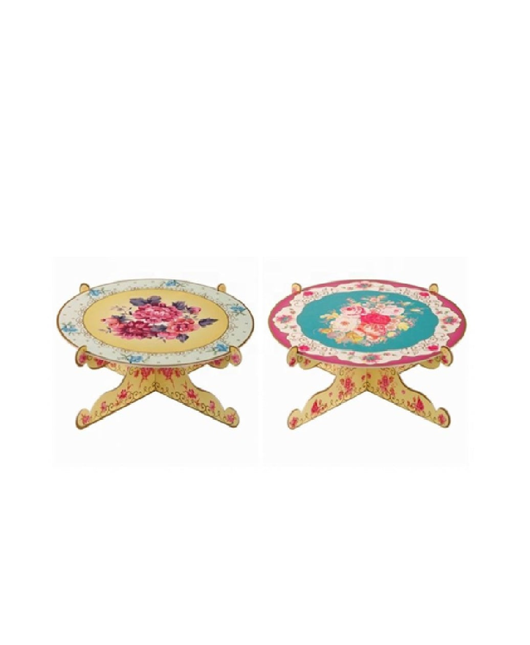 Vintage Floral Cake Stand