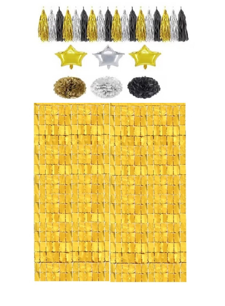 Metallic Backdrop Set