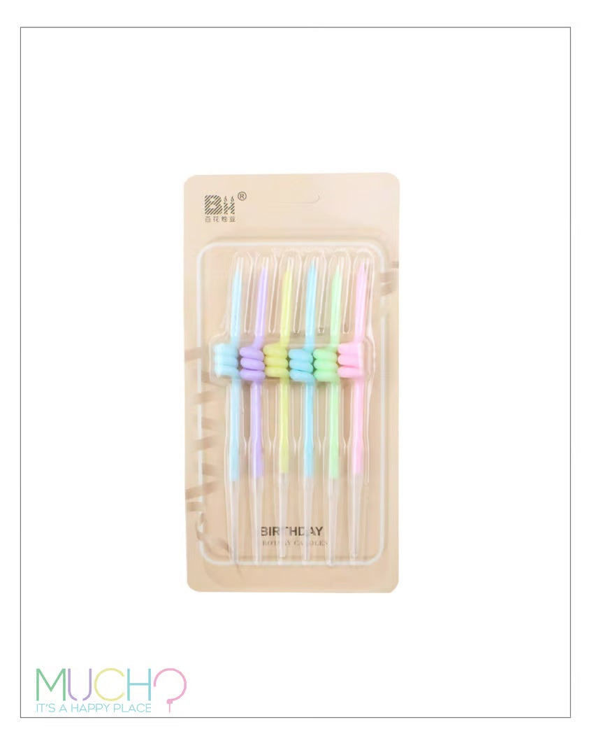 Rainbow Candles