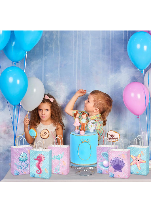 Mermaid Giveaway Bags (Pack of 12)