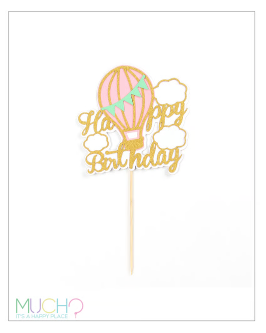 Hot Air Balloon Cake Topper