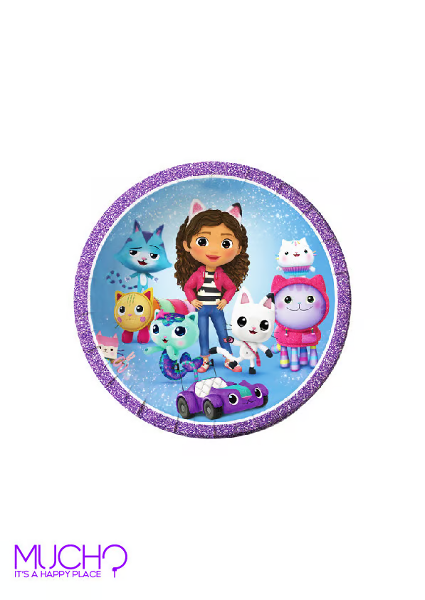 Gabby's Dollhouse 7 Inch Plates