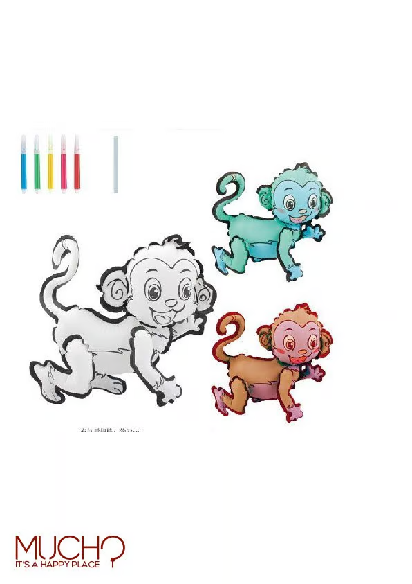 Animals DIY Coloring Balloon