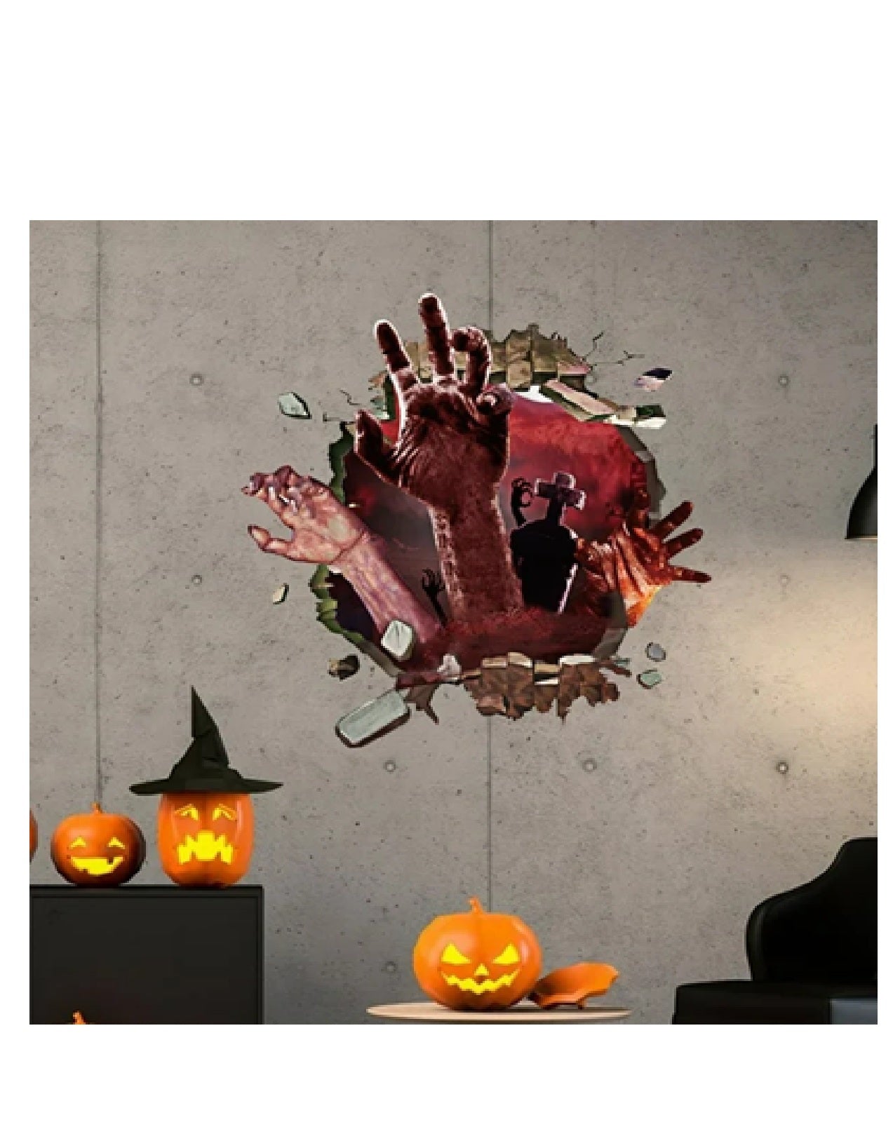 3D Halloween Floor/Wall Sticker