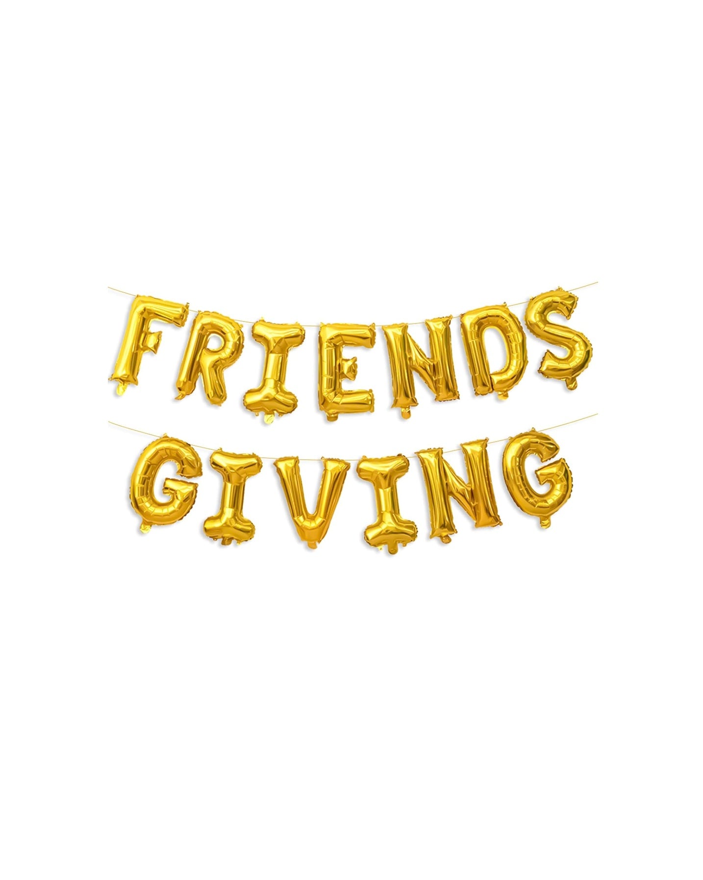 Friends Giving Balloons Banner