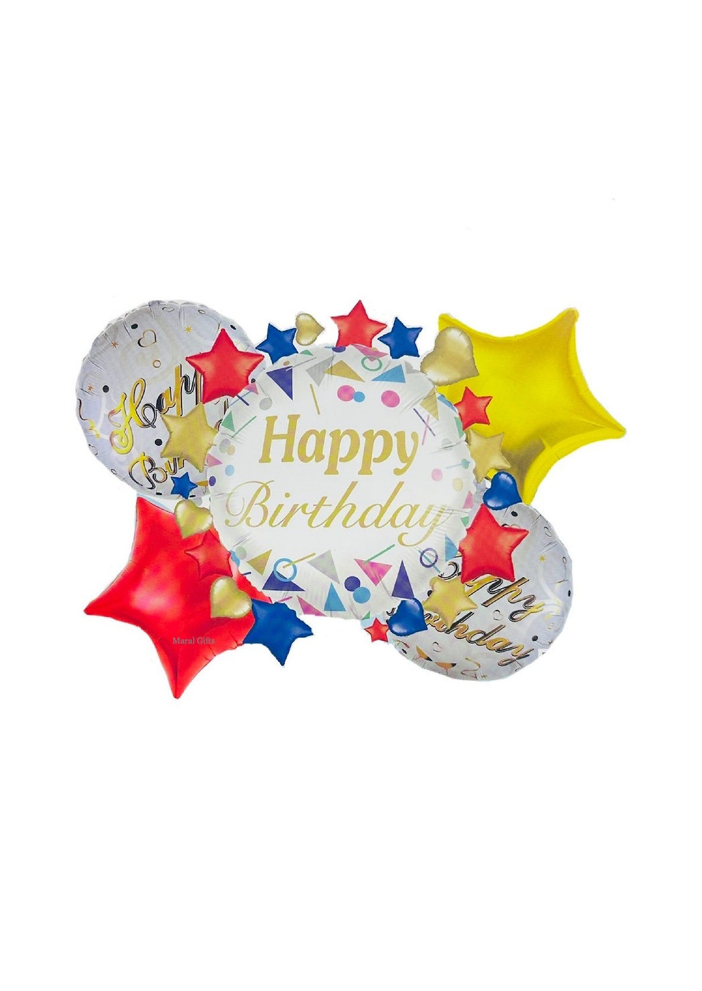 Happy Birthday Balloons Bunch