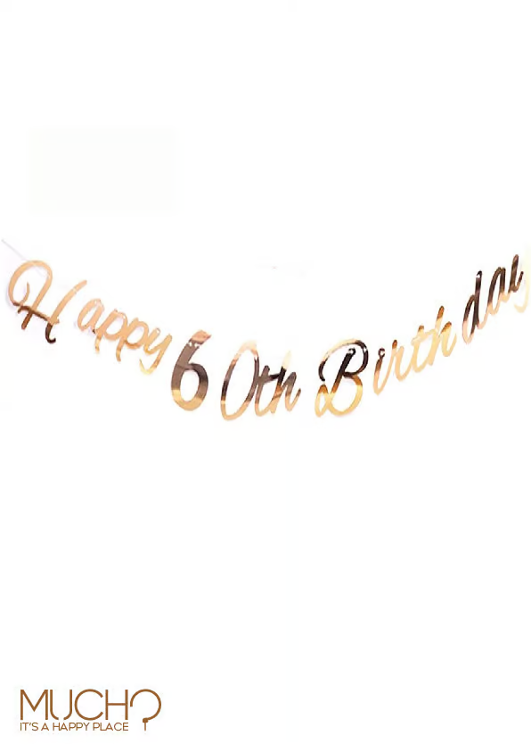 Happy 40/50/60th Birthday Banner