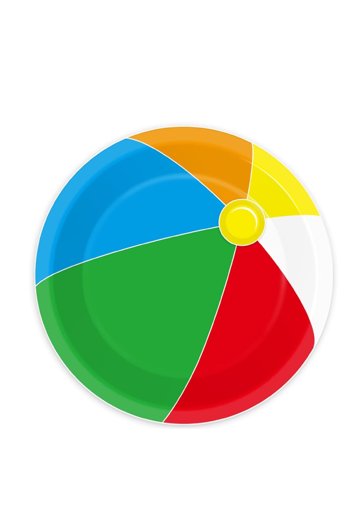 Beach Ball 9IN Plate