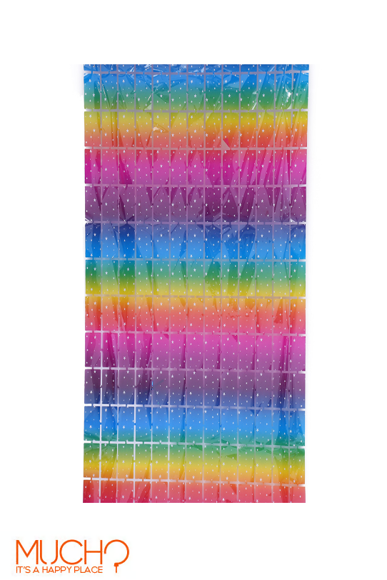 Stars Gradient Square Curtain