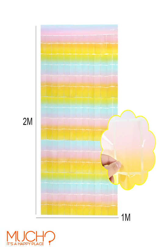 Stars Gradient Square Curtain