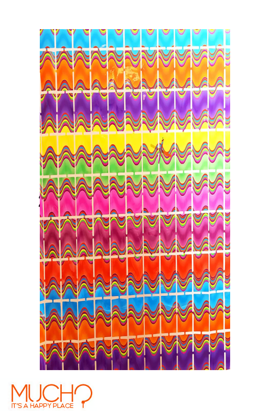 Stars Gradient Square Curtain