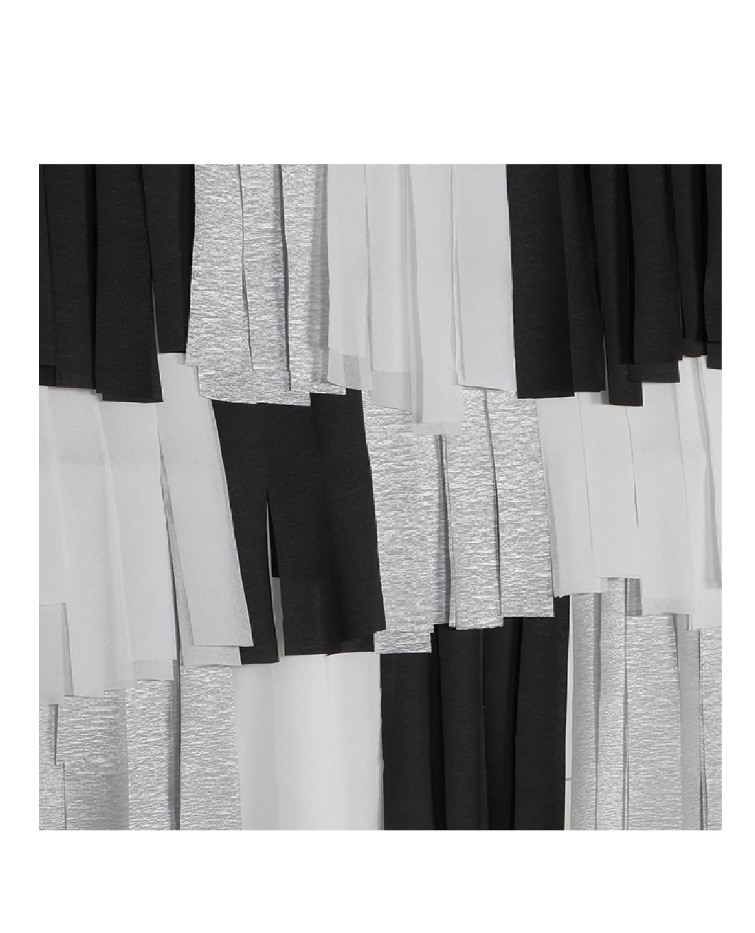 Black & White Decorations Streamers