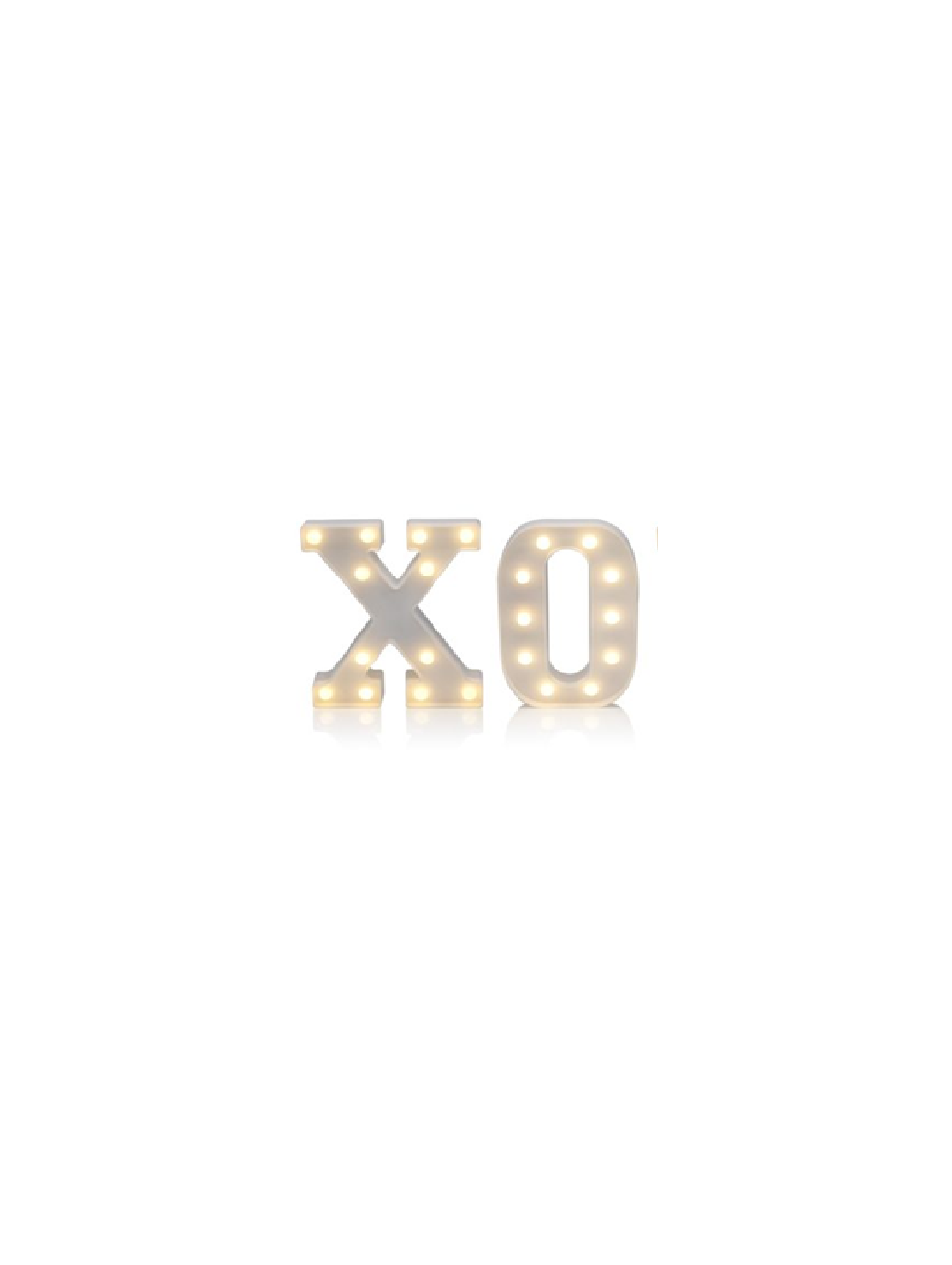 LED Valentine's Light Up Letters - XOXO