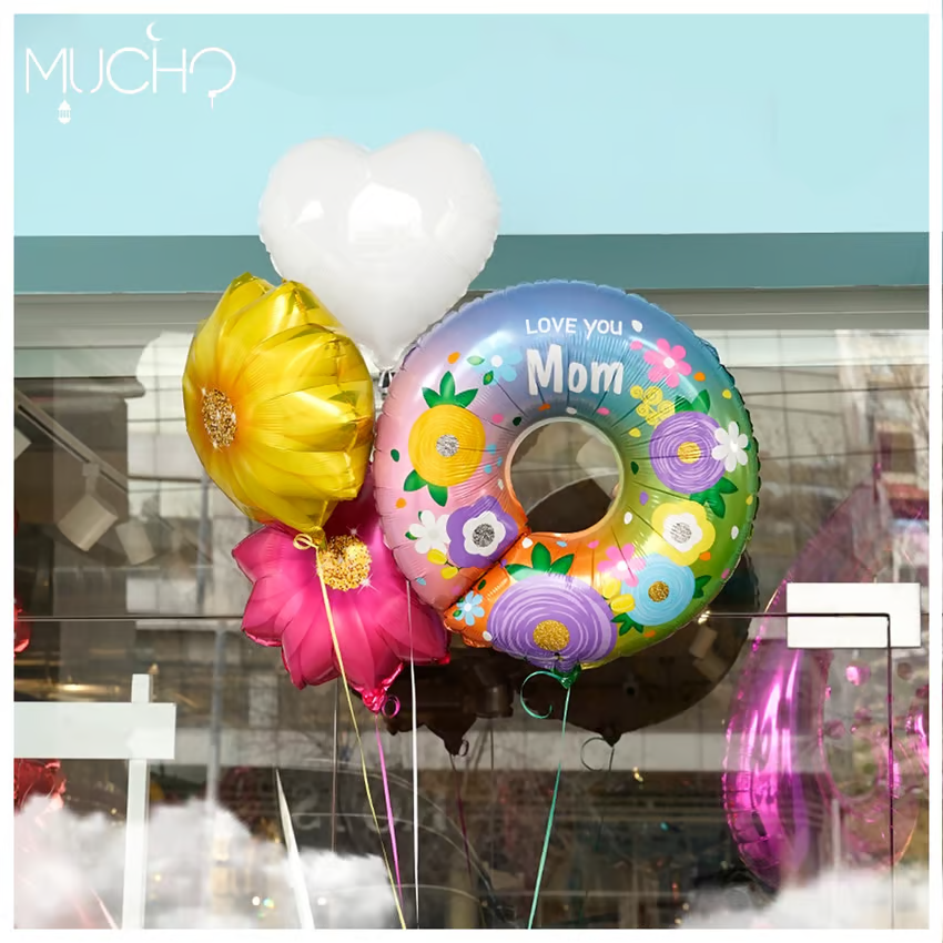 Mom Balloons Bunch