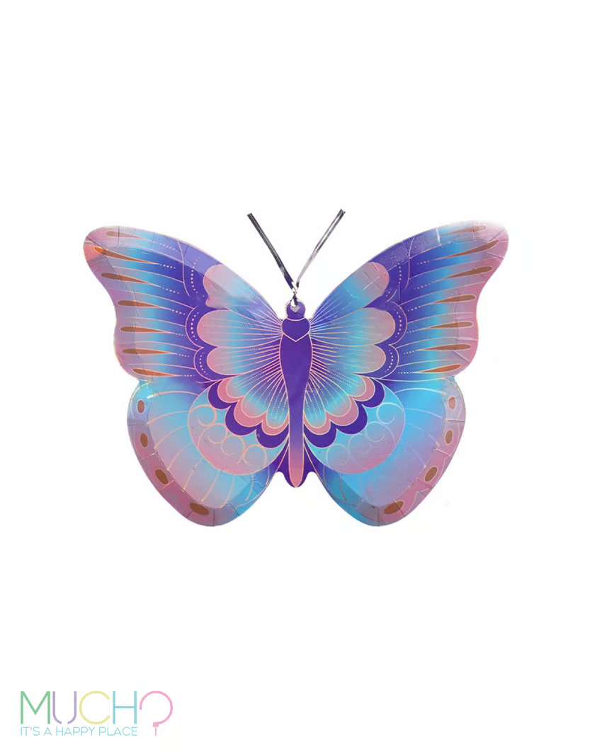 Purple Butterfly Plates