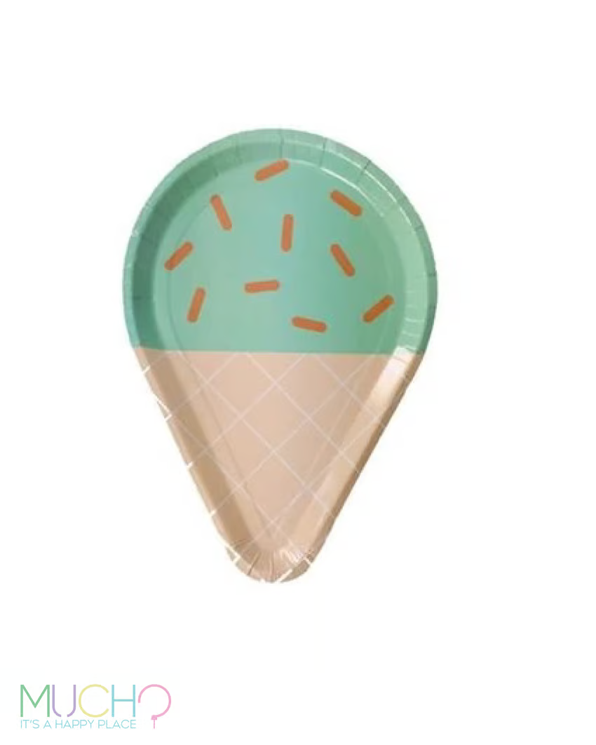 Ice Cream Cone Plates