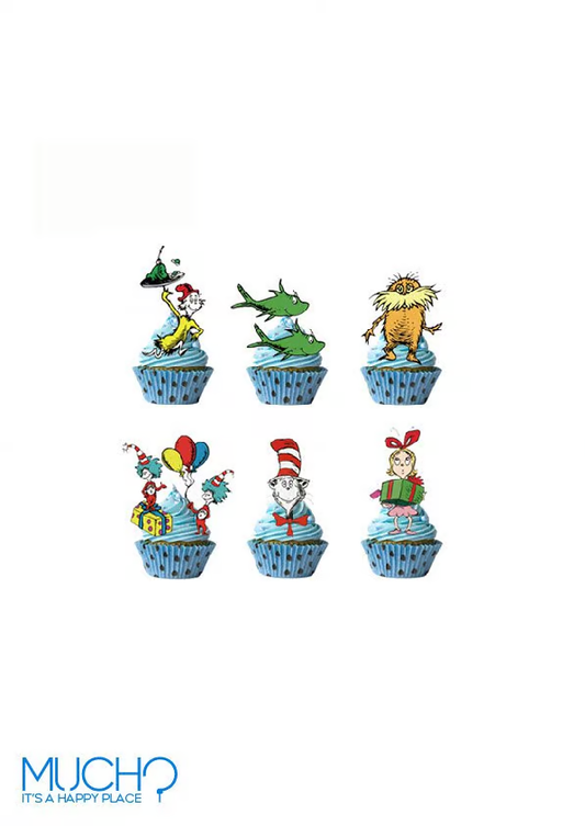 Dr. Seuss Cupcake Topper