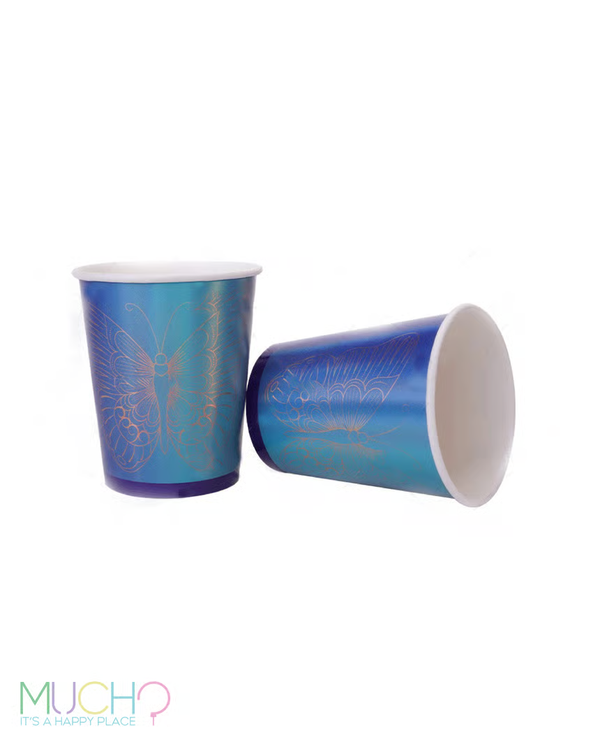 Purple Butterfly Cups