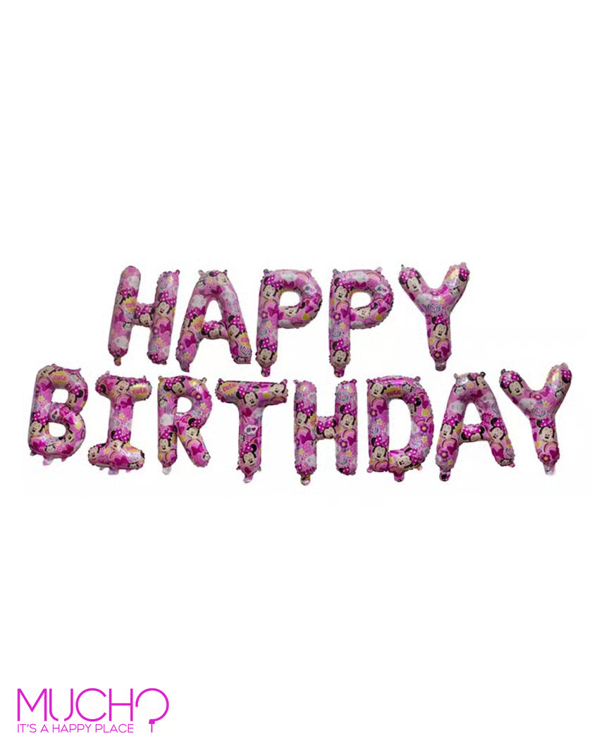 Minnie Mouse Balloon Banner