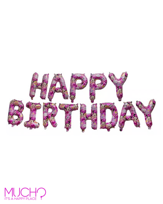 Minnie Mouse Balloon Banner