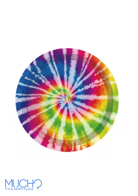 Tie Dye 9 Inch Plates