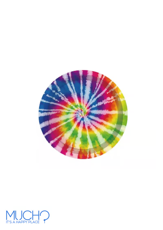 Tie Dye 7 Inch Plates