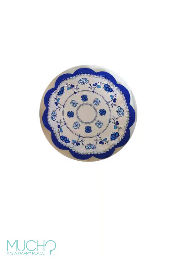 Blue Pattern 6 Inch Plate